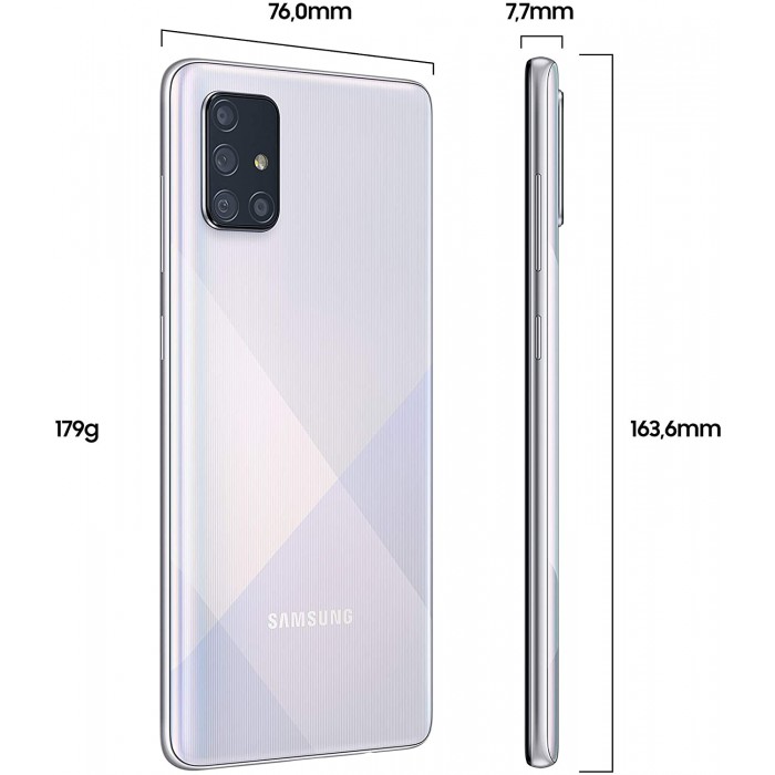 Samsung Galaxy A71 - Smartphone de 6.7"